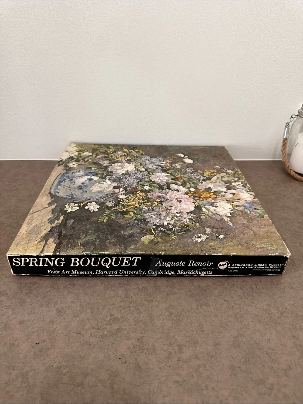 Vintage 1969 Spring Bouquet Floral Still Life Jigsaw Puzzle Augusta Renoir 500